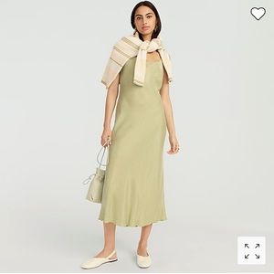 J. Crew cupro slip dress size 14